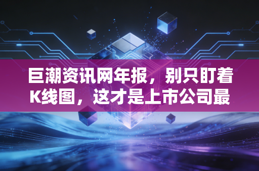 巨潮资讯网年报，别只盯着K线图，这才是上市公司最真实的体检报告