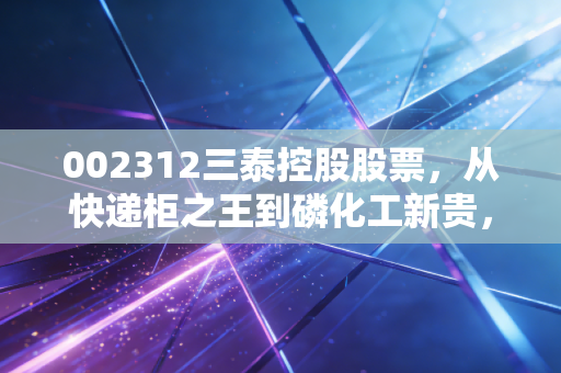 002312三泰控股股票，从快递柜之王到磷化工新贵，一场绝地反击的资本启示录