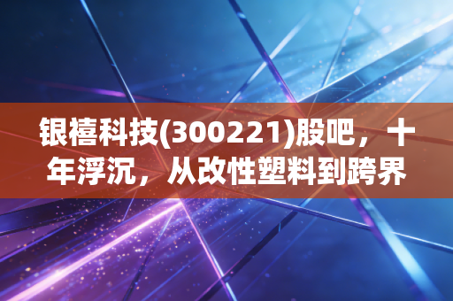 银禧科技(300221)股吧，十年浮沉，从改性塑料到跨界迷途，我们还能期待什么？