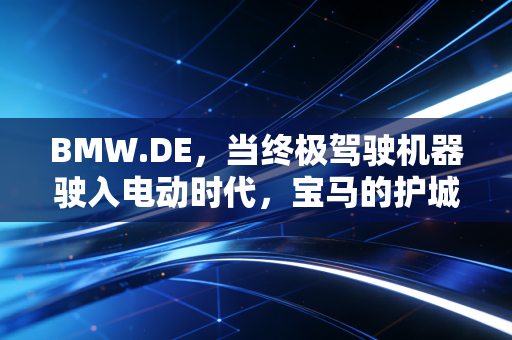 BMW.DE，当终极驾驶机器驶入电动时代，宝马的护城河还在吗？