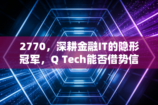 2770，深耕金融IT的隐形冠军，Q Tech能否借势信创东风腾飞？