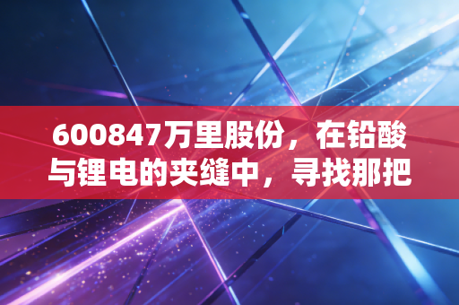 600847万里股份,在铅酸与锂电的夹缝中,寻找那把打开财富大门的钥匙