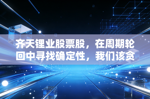 齐天锂业股票股,在周期轮回中寻找确定性,我们该贪婪还是恐惧?