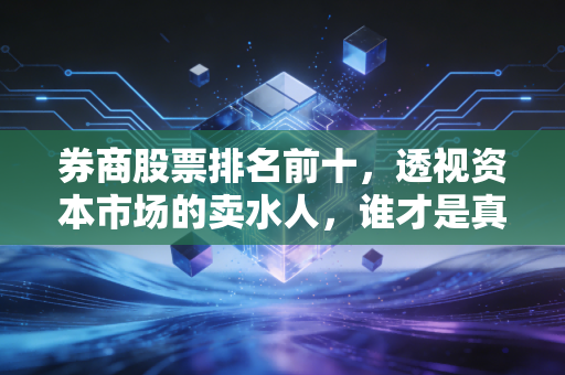 券商股票排名前十,透视资本市场的卖水人,谁才是真正的长跑冠军?