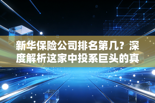 新华保险公司排名第几?深度解析这家中投系巨头的真实江湖地位