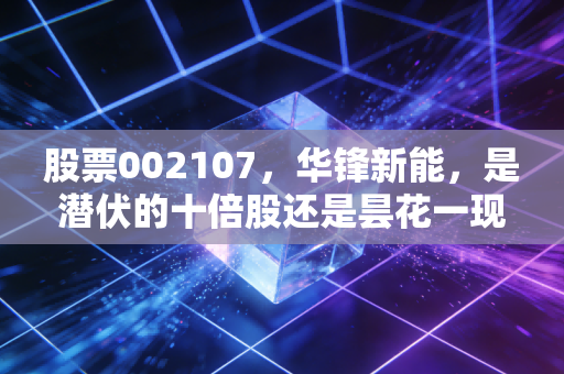 股票002107,华锋新能,是潜伏的十倍股还是昙花一现的泡沫?深度剖析这只过山车背后的投资逻辑
