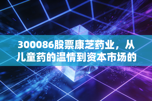 300086股票康芝药业,从儿童药的温情到资本市场的冷酷,我们该如何审视这只票?