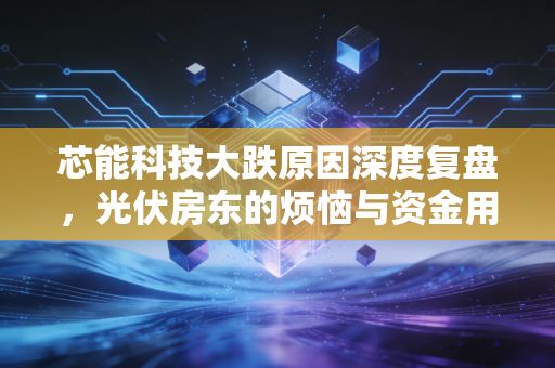 芯能科技大跌原因深度复盘,光伏房东的烦恼与资金用脚投票的逻辑