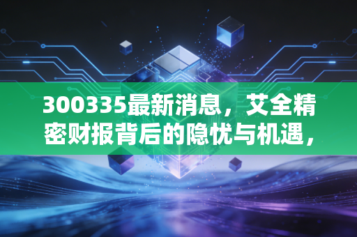 300335最新消息，艾全精密财报背后的隐忧与机遇，智能制造风口还能吹多久？
