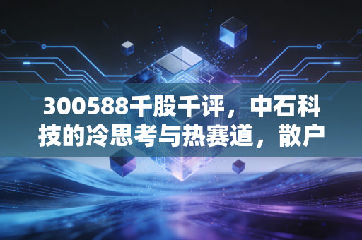 300588千股千评，中石科技的冷思考与热赛道，散户眼中的隐形冠军还能持有吗？