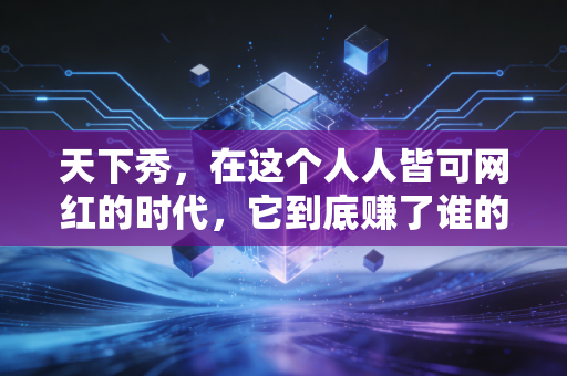 天下秀,在这个人人皆可网红的时代,它到底赚了谁的钱?