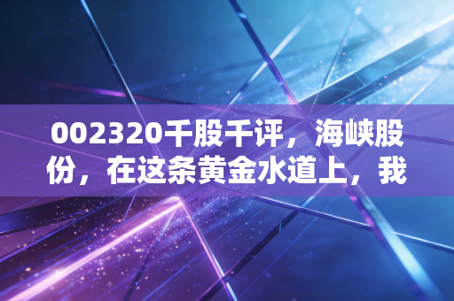 002320千股千评,海峡股份,在这条黄金水道上,我们究竟是在博取什么?