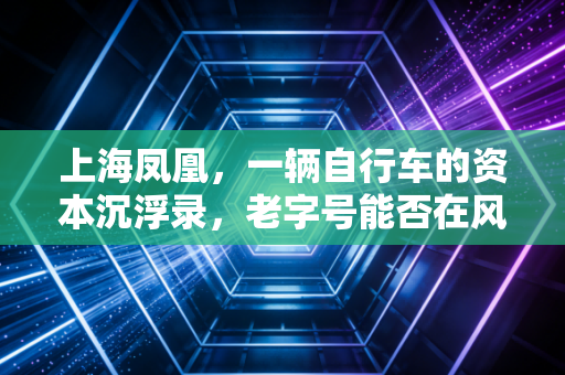 上海凤凰，一辆自行车的资本沉浮录，老字号能否在风口再次起飞？