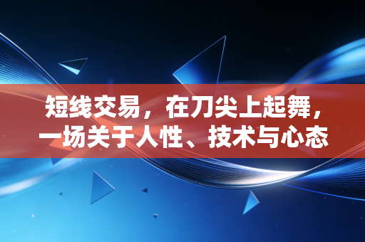 短线交易,在刀尖上起舞,一场关于人性、技术与心态的极限博弈