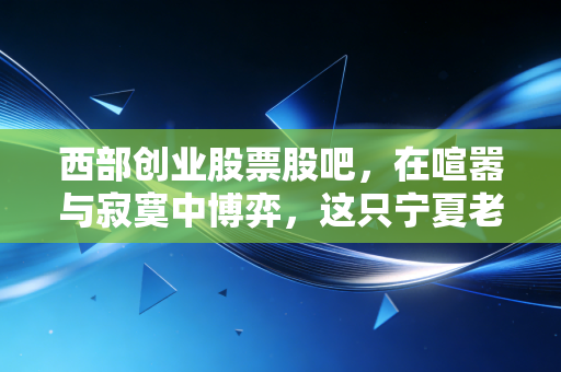 西部创业股票股吧，在喧嚣与寂寞中博弈，这只宁夏老牌国企到底值不值得守候？
