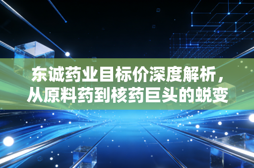 东诚药业目标价深度解析,从原料药到核药巨头的蜕变之路