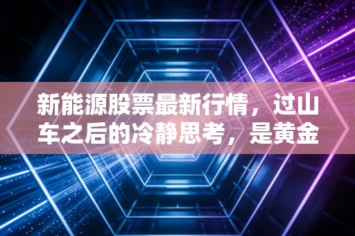 新能源股票最新行情,过山车之后的冷静思考,是黄金坑还是无尽深渊?