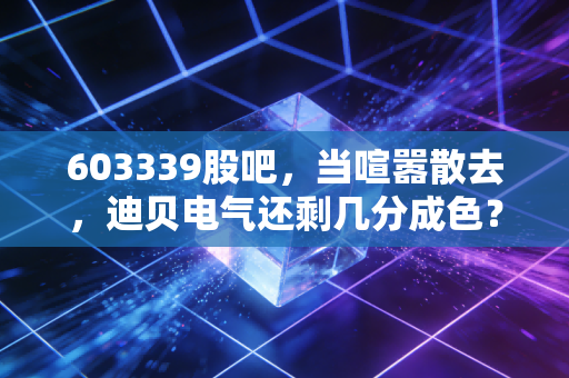 603339股吧,当喧嚣散去,迪贝电气还剩几分成色?聊聊中小盘股的孤独与坚守