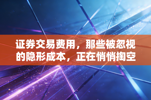 证券交易费用,那些被忽视的隐形成本,正在悄悄掏空你的账户