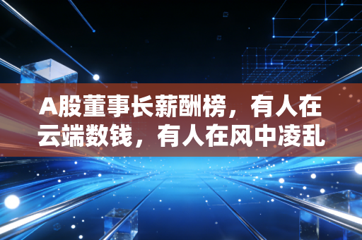 A股董事长薪酬榜,有人在云端数钱,有人在风中凌乱,这才是最真实的财富修罗场