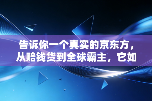 告诉你一个真实的京东方,从赔钱货到全球霸主,它如何偷偷改变了你的生活?