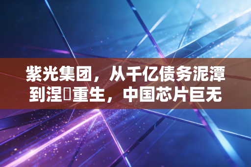 紫光集团,从千亿债务泥潭到涅槃重生,中国芯片巨无霸的坎坷进击路