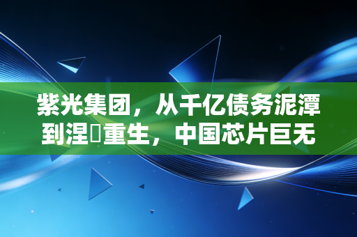 紫光集团，从千亿债务泥潭到涅槃重生，中国芯片巨无霸的坎坷进击路