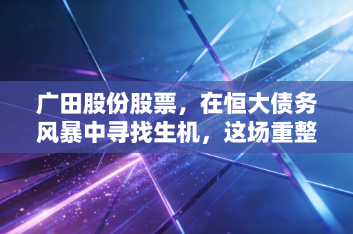 广田股份股票，在恒大债务风暴中寻找生机，这场重整赌局你敢跟吗？