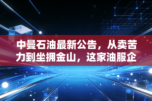 中曼石油最新公告,从卖苦力到坐拥金山,这家油服企业的逆袭之路与隐忧