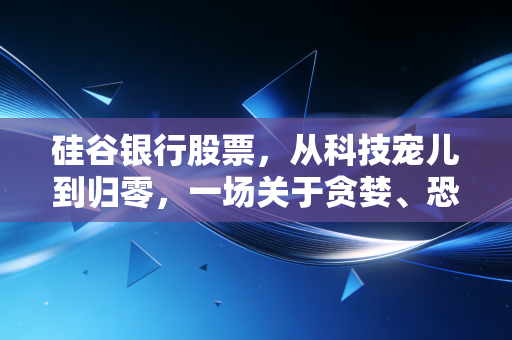 硅谷银行股票,从科技宠儿到归零,一场关于贪婪、恐慌与流动性的深刻教训