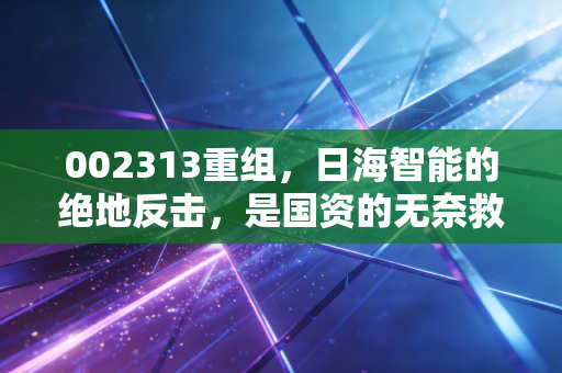002313重组，日海智能的绝地反击，是国资的无奈救赎还是资本的又一次狂欢？
