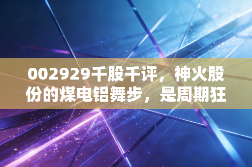 002929千股千评,神火股份的煤电铝舞步,是周期狂欢还是价值洼地?