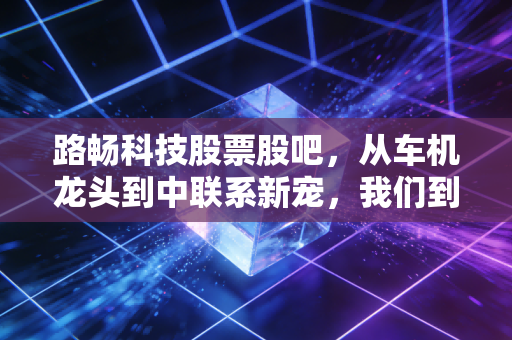 路畅科技股票股吧,从车机龙头到中联系新宠,我们到底在博弈什么?
