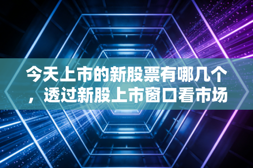 今天上市的新股票有哪几个,透过新股上市窗口看市场情绪与投资逻辑