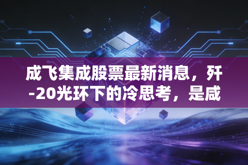 成飞集成股票最新消息,歼-20光环下的冷思考,是咸鱼翻身还是空中楼阁?