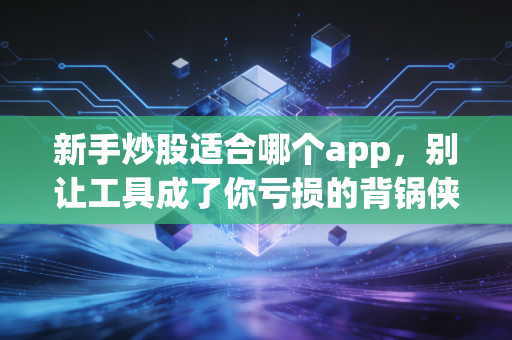 新手炒股适合哪个app，别让工具成了你亏损的背锅侠