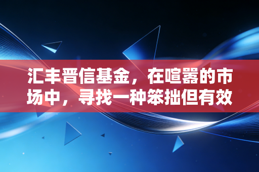 汇丰晋信基金,在喧嚣的市场中,寻找一种笨拙但有效的投资智慧