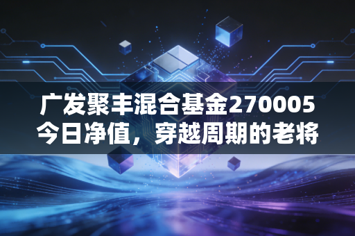 广发聚丰混合基金270005今日净值,穿越周期的老将与我们在波动中的财富修行