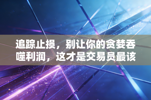 追踪止损,别让你的贪婪吞噬利润,这才是交易员最该学会的保命符