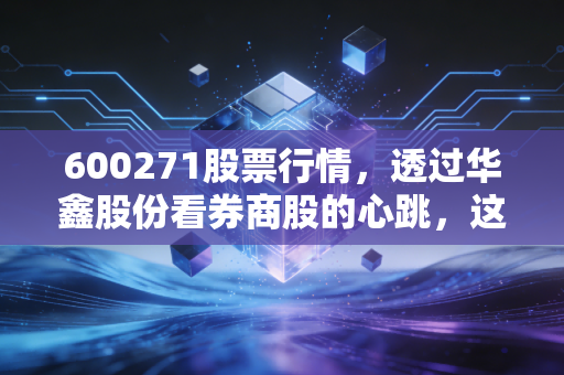 600271股票行情,透过华鑫股份看券商股的心跳,这波机会你抓住了吗?
