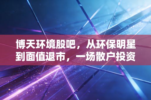 博天环境股吧,从环保明星到面值退市,一场散户投资者的渡劫实录