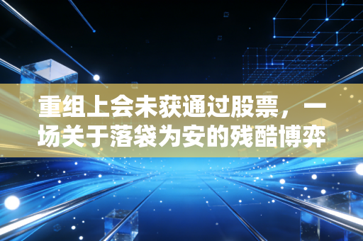 重组上会未获通过股票，一场关于落袋为安的残酷博弈，别让你的财富成为泡沫