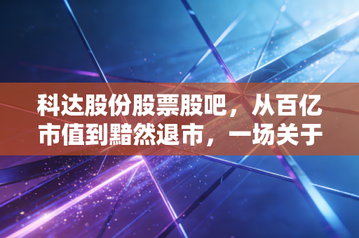 科达股份股票股吧，从百亿市值到黯然退市，一场关于盲目抄底的惨痛教训