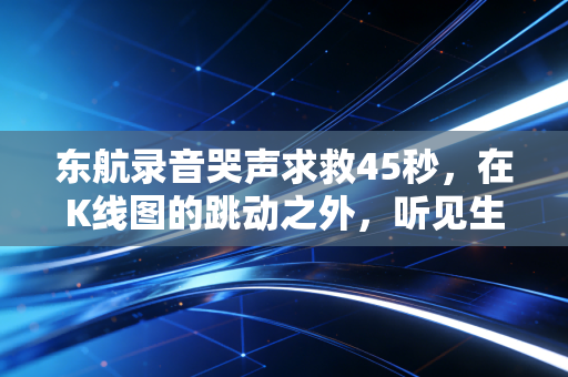 东航录音哭声求救45秒,在K线图的跳动之外,听见生命最后的回响