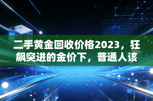 二手黄金回收价格2023,狂飙突进的金价下,普通人该如何把手里的旧金变现?