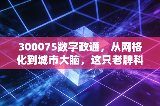 300075数字政通,从网格化到城市大脑,这只老牌科技股的第二春在哪里?