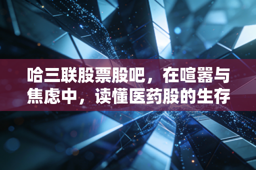 哈三联股票股吧，在喧嚣与焦虑中，读懂医药股的生存法则与散户心路