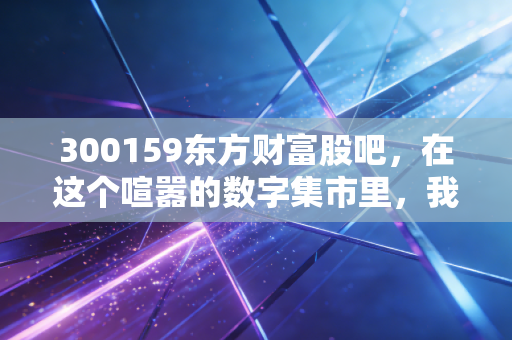 300159东方财富股吧,在这个喧嚣的数字集市里,我看到了散户最真实的财富焦虑
