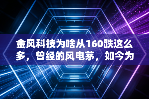 金风科技为啥从160跌这么多,曾经的风电茅,如今为何让人如此心碎?