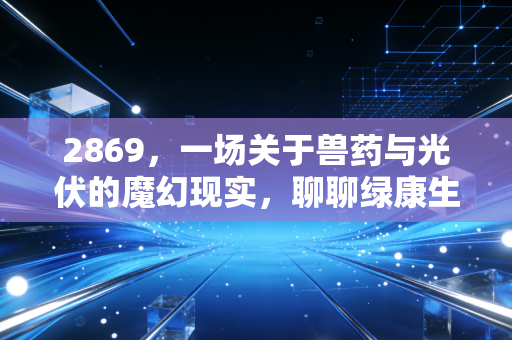 2869,一场关于兽药与光伏的魔幻现实,聊聊绿康生化背后的资本逻辑